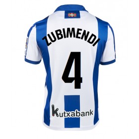 Real Sociedad Martin Zubimendi #4 Hjemme skjorte 2024-25 Kortermet